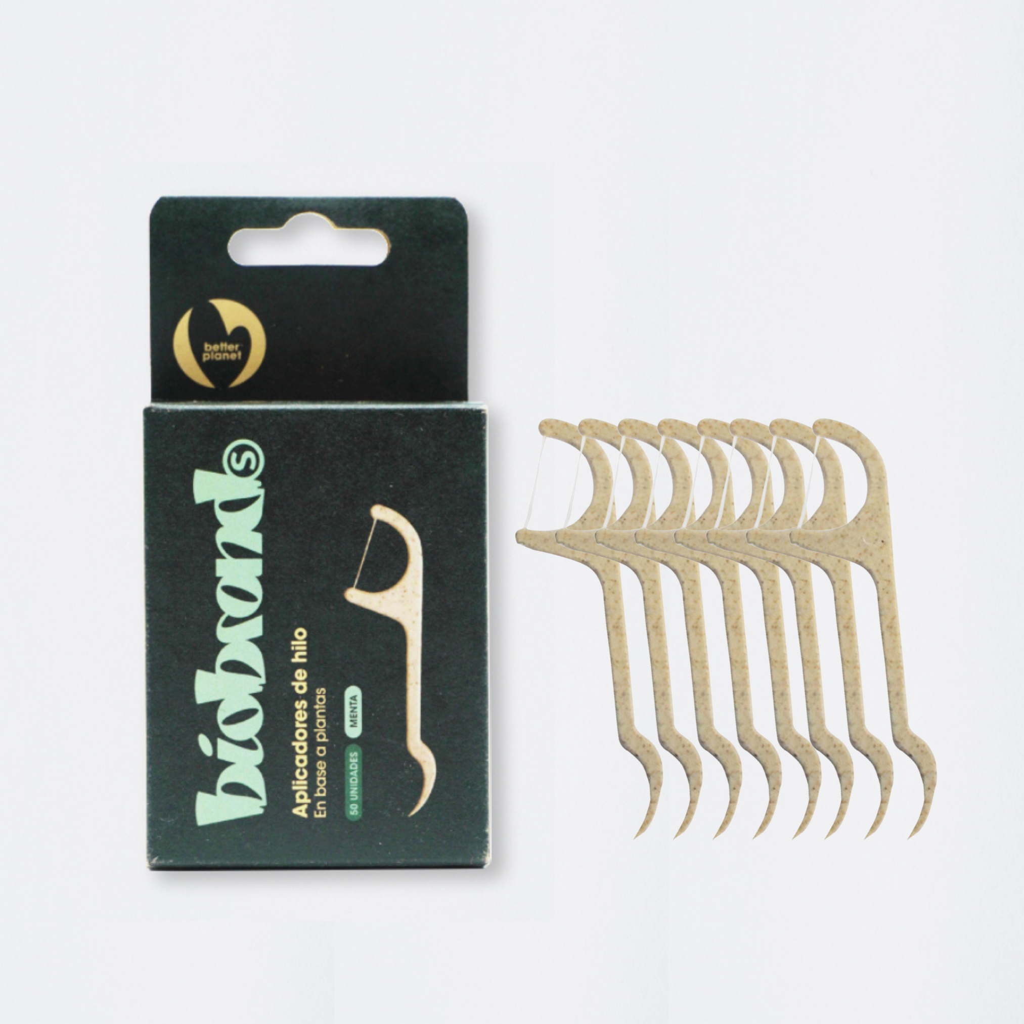 aplicador de hilo dental Biobrands natural ecológico biodegradable