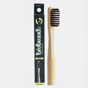 cepillo de dientes de bambú cerdas medias negro Biobrands natural ecológico biodegradable