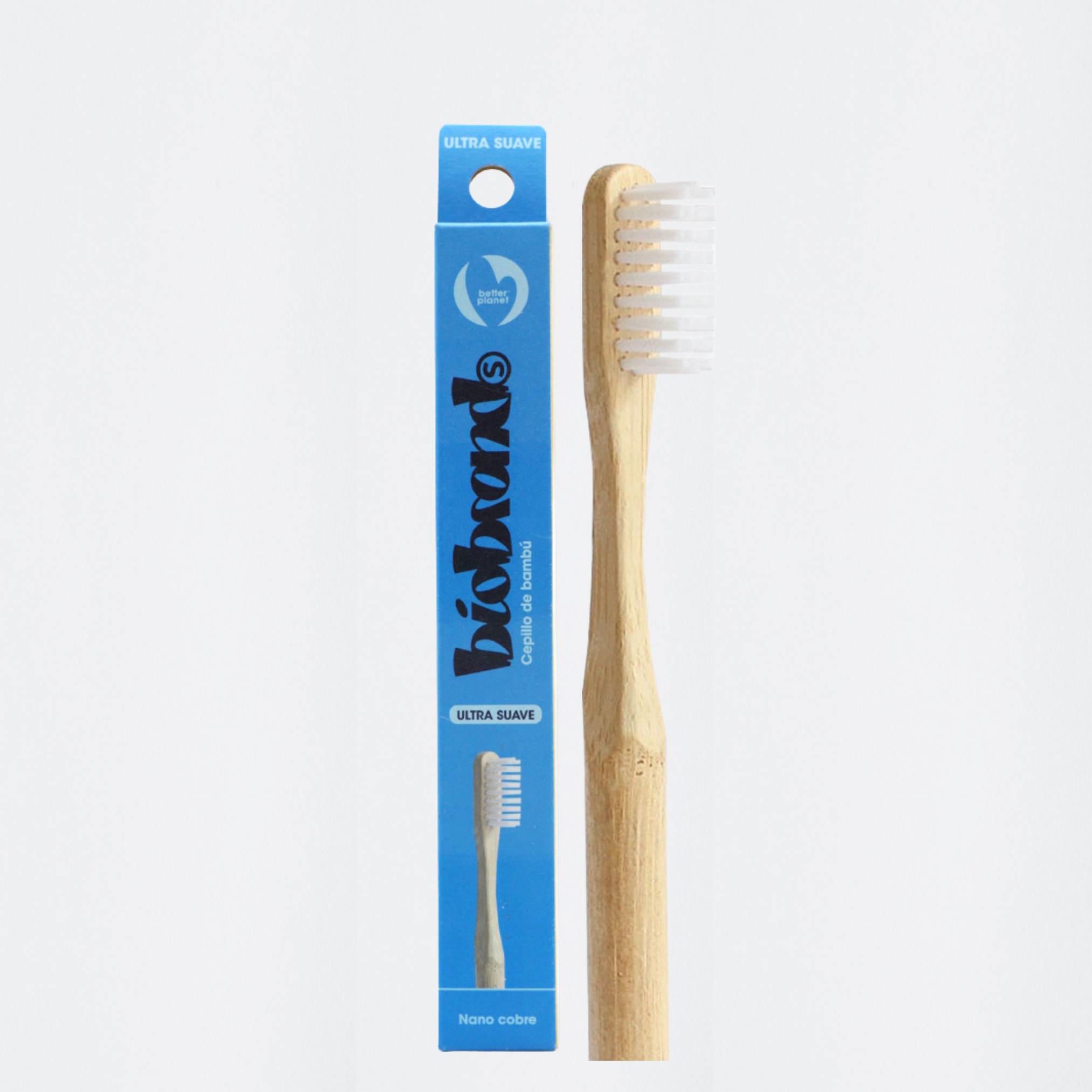 Cepillo de Dientes de Bambú Ultra Suave Blanco1