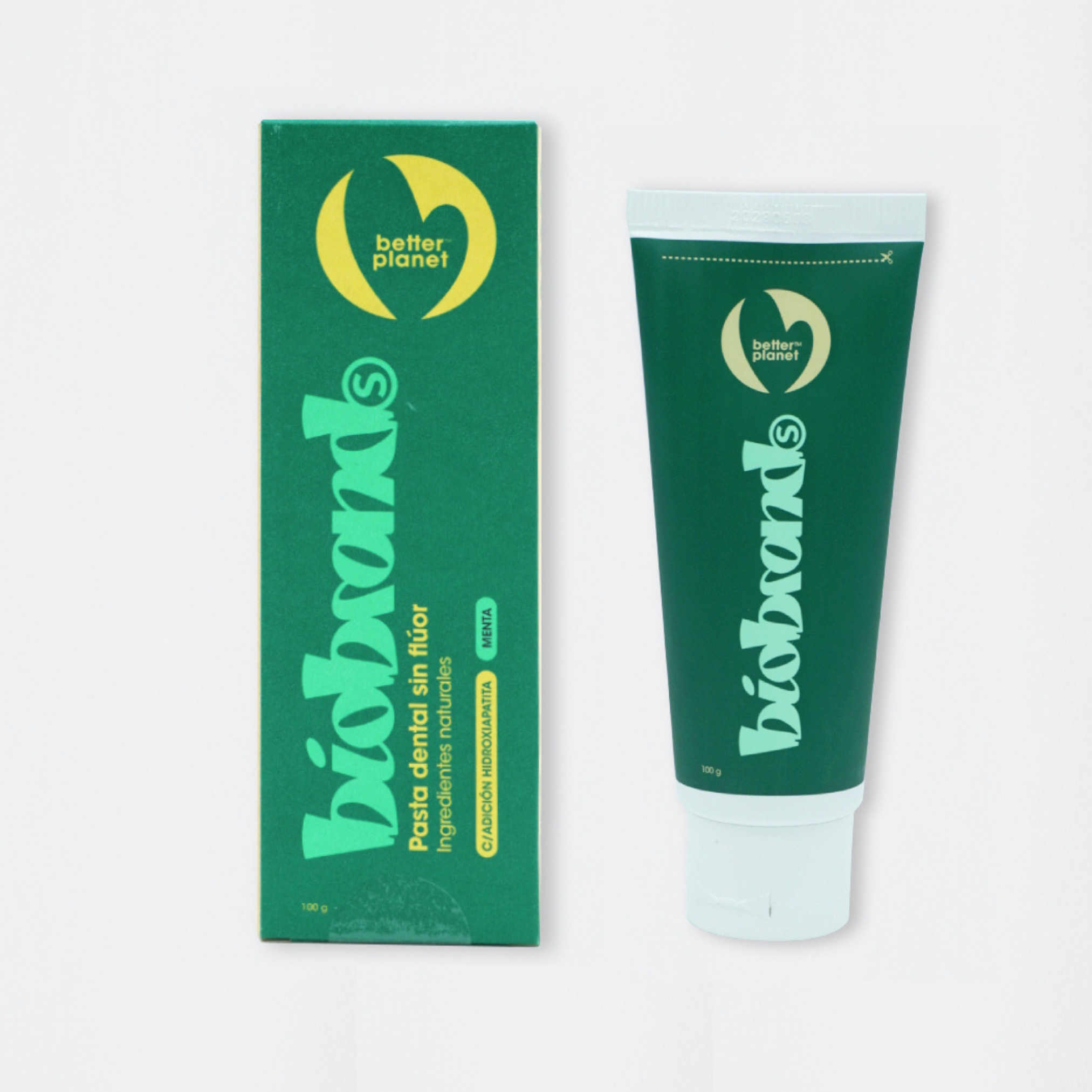 Pasta Dental Natural Menta S/Flúor Hydrox. (HA) 100 gr – Biobrands