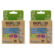 pack 2 sedas dentales Biofloss Biobrands natural ecológicas biodegradables