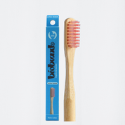 Cepillo de Dientes de Bambú Ultra Suave Rosado
