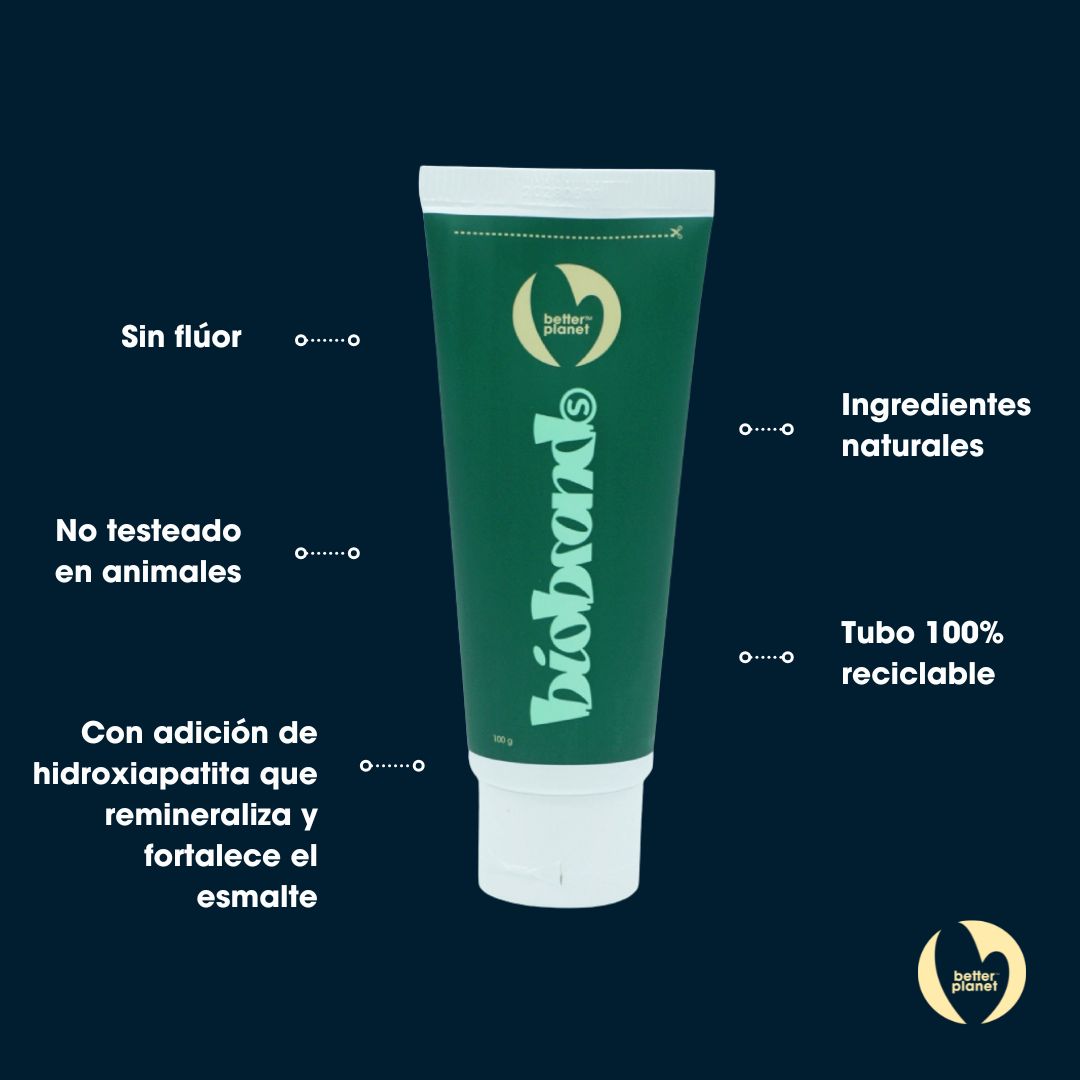 Pasta Dental Natural con Hydroxyapatite y Sin Flúor 2 Unidades