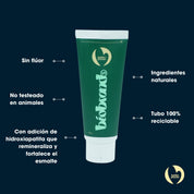 Pasta Dental Natural con Hydroxyapatite y Sin Flúor 2 Unidades