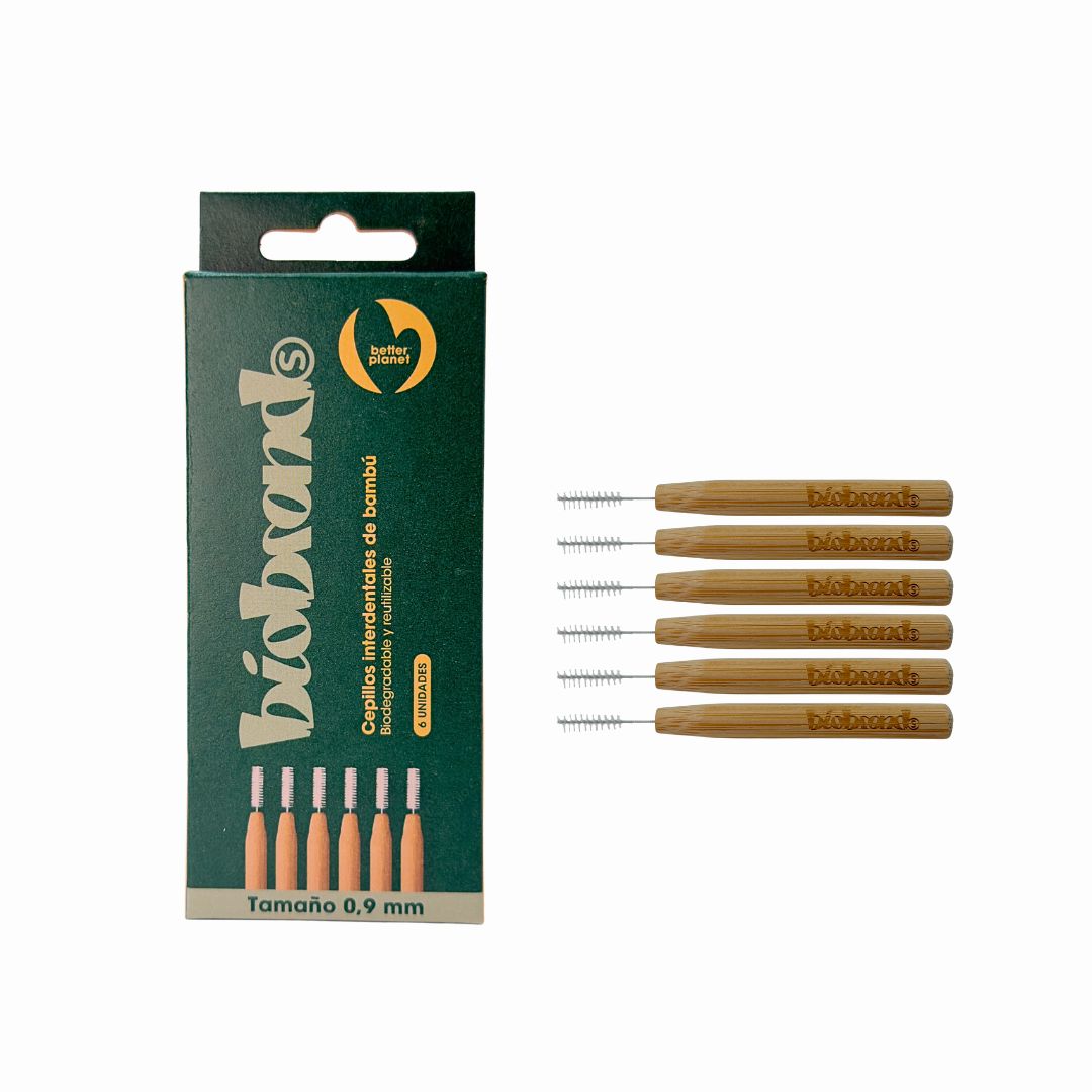 Pack Interdentales Bambú 0.9mm 6 Unidades