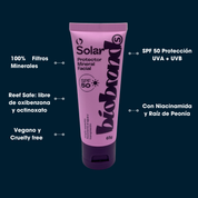 Bloqueador Solar Mineral Facial SPF 50