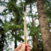 cepillo de dientes de bambú cerdas medias negro Biobrands natural ecológico biodegradable