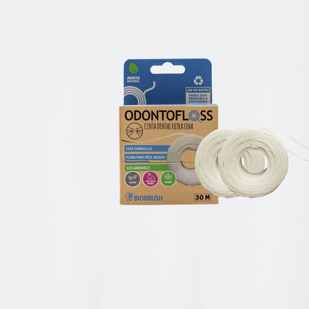 cinta dental Odontofloss Biobrush natural biodegradable