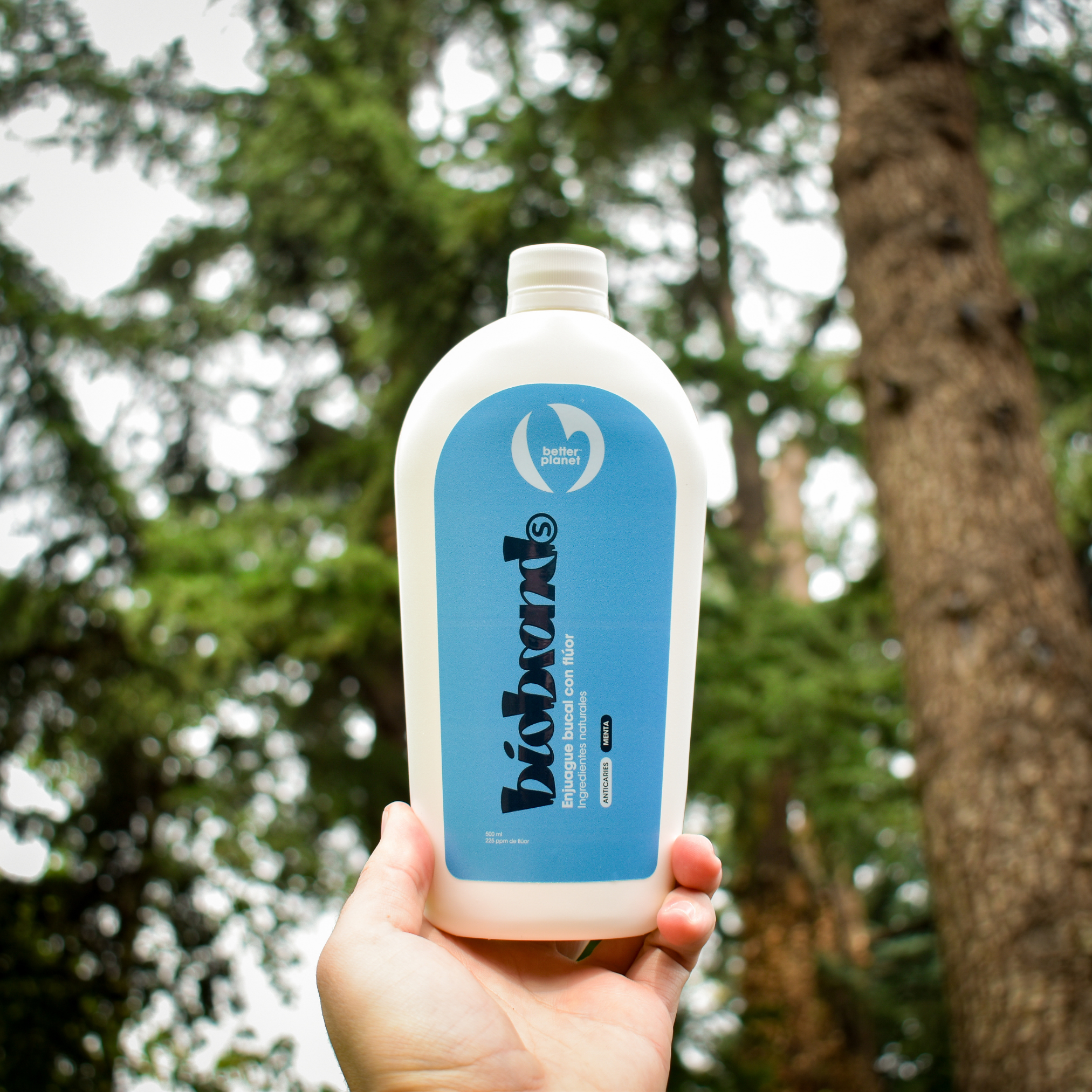 enjuague bucal natural con flúor Biobrands ecológico