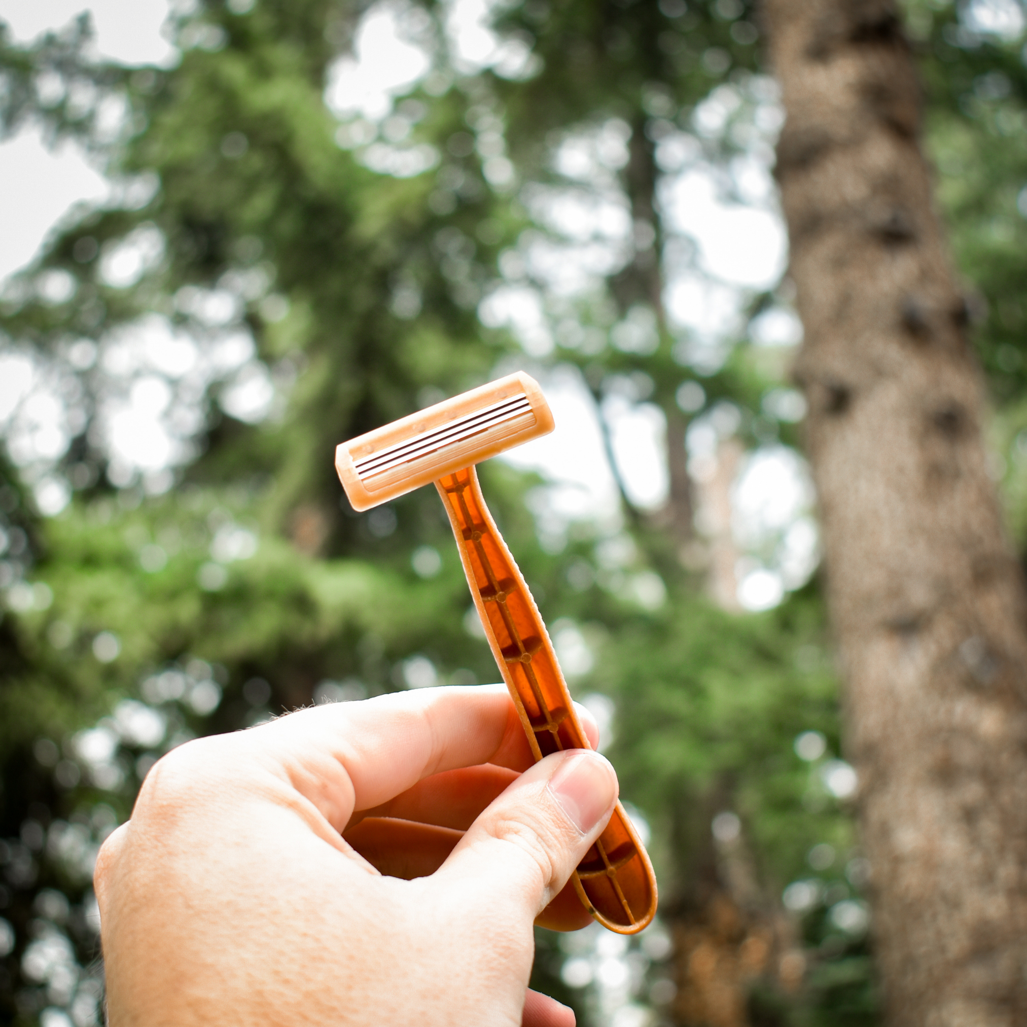 máquina de afeitar de bambú Biobrands ecológica biodegradable