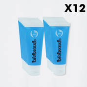pack 12 pastas dentales con flúor Biobrands natural biodegradable