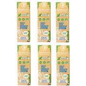 pack 6 pastas dentales con flúor Biobrush ecológica sostenible
