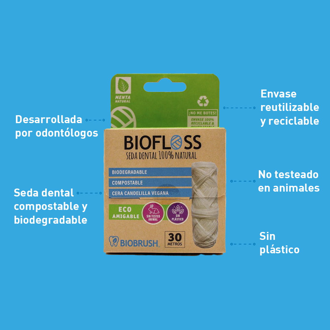 seda dental Biofloss Biobrush natural ecológica biodegradable